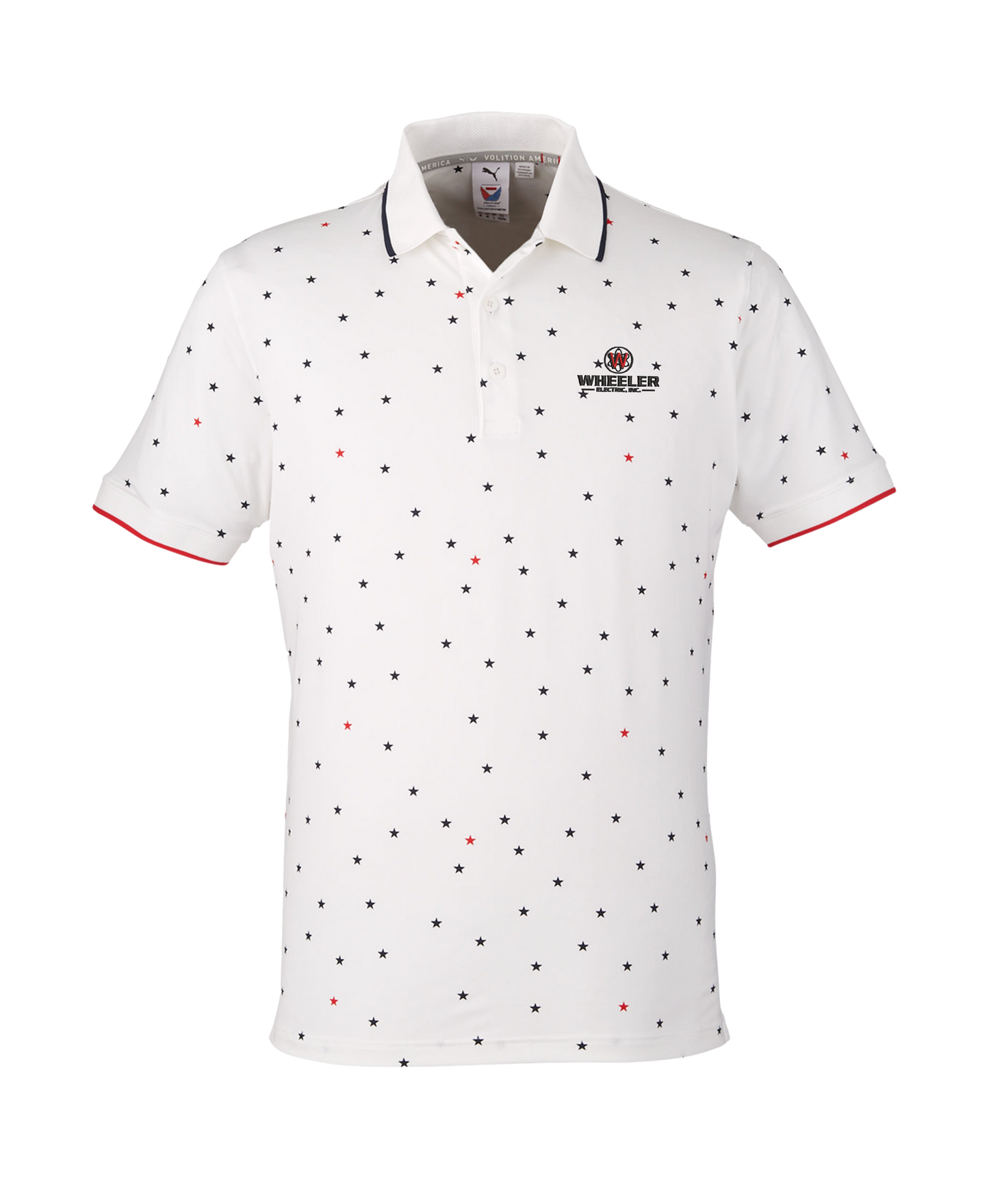 Puma Golf Men's Volition Skylight Patriotic Polo