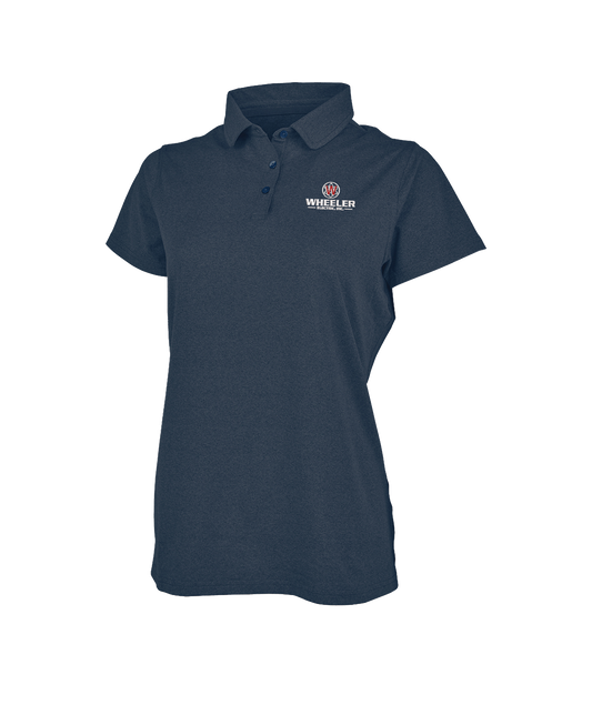 Charles River Women's Heathered Eco-Logic Stretch Polo