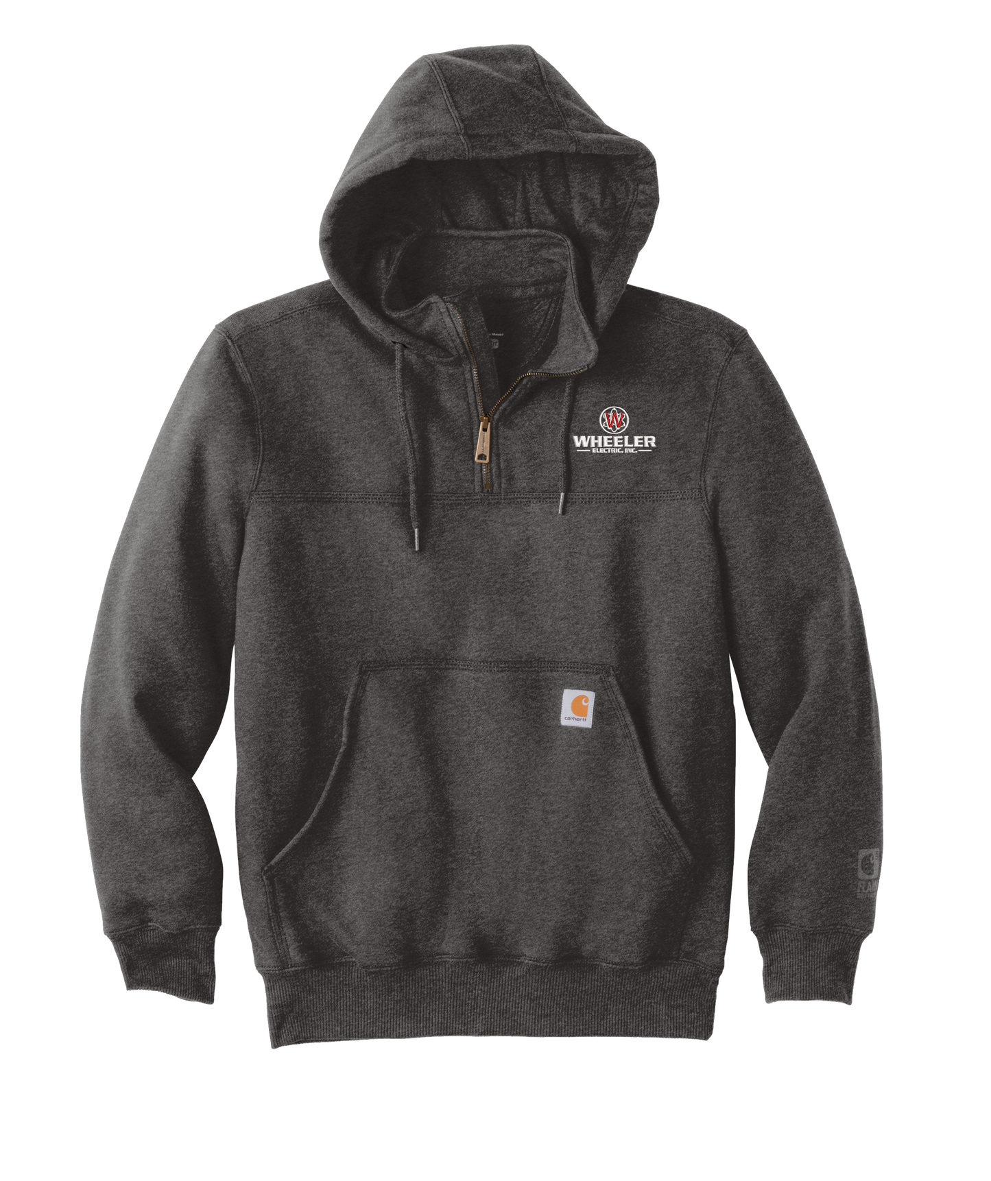 Carhartt Rain Defender Paxton Heavyweight Hooded Zip Mock Sweatshirt