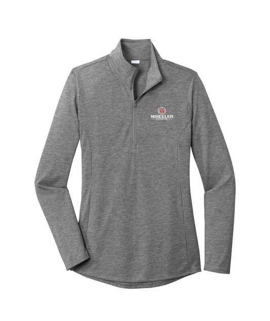 Sport-Tek Ladies PosiCharge Tri-Blend Wicking 1/4-Zip Pullover