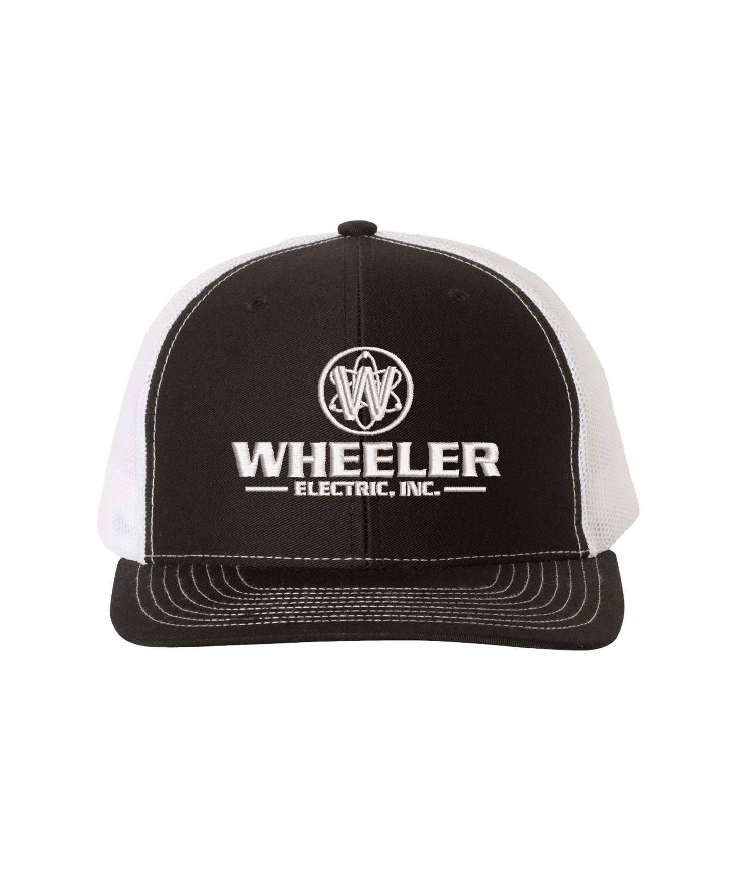 Richardson Snapback Trucker Cap with 1-color Logo