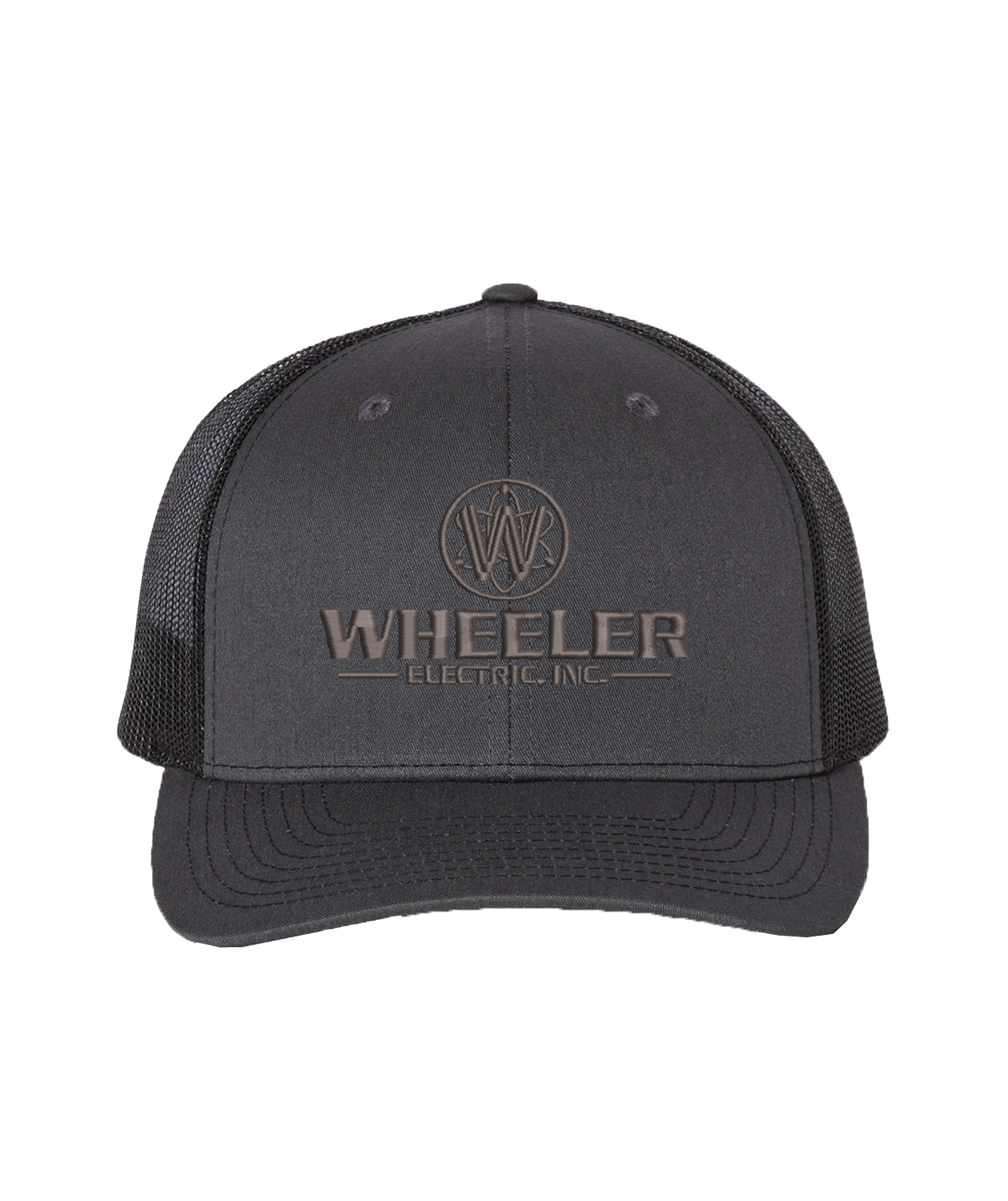 Richardson Snapback Trucker Cap with 1-color Logo